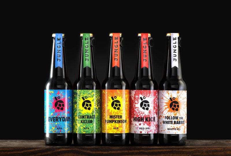 叢林啤酒啤酒包裝設計是使用炸藥制成的，我喜(圖1)
