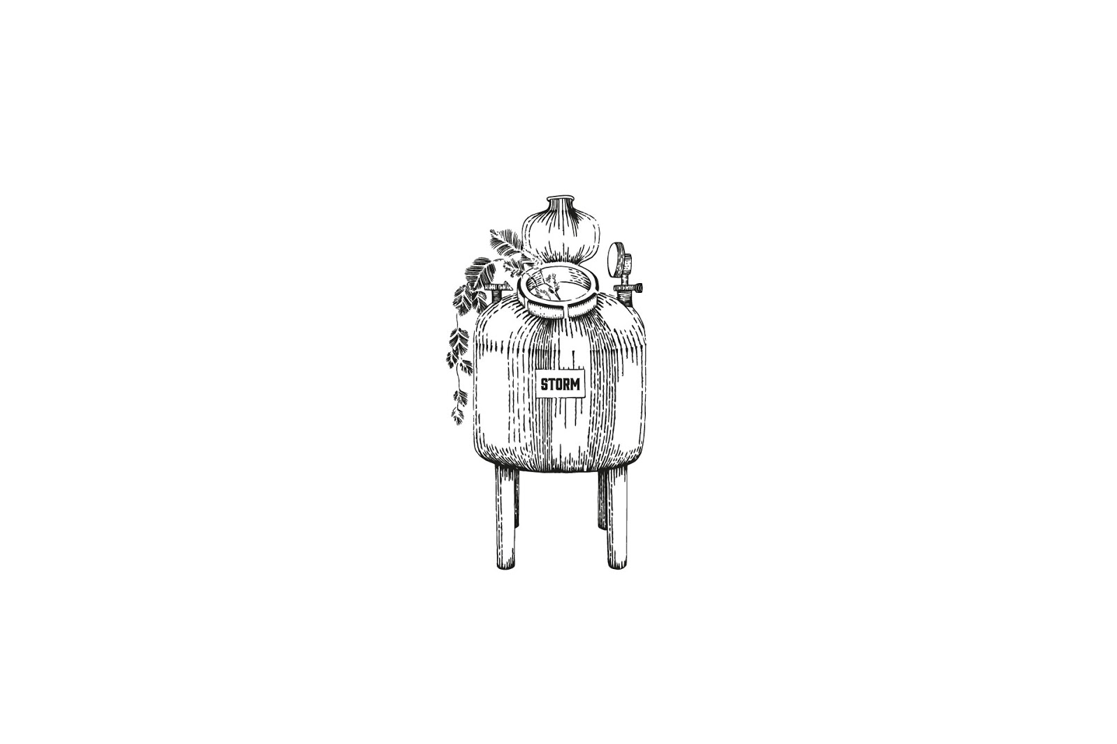 酒包裝用水粉顏料手工繪制植物插圖(圖2) 酒包裝用水粉顏料手工繪制植物插圖(圖2)