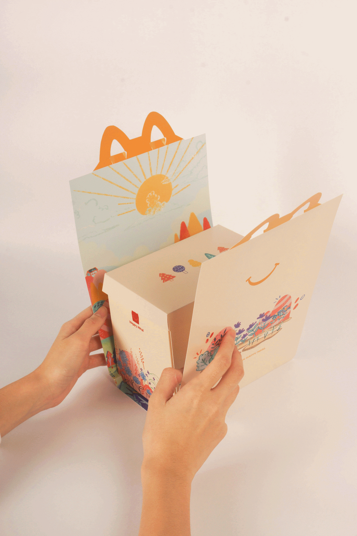 插畫食品快餐外賣包裝設(shè)計(jì)(圖2)