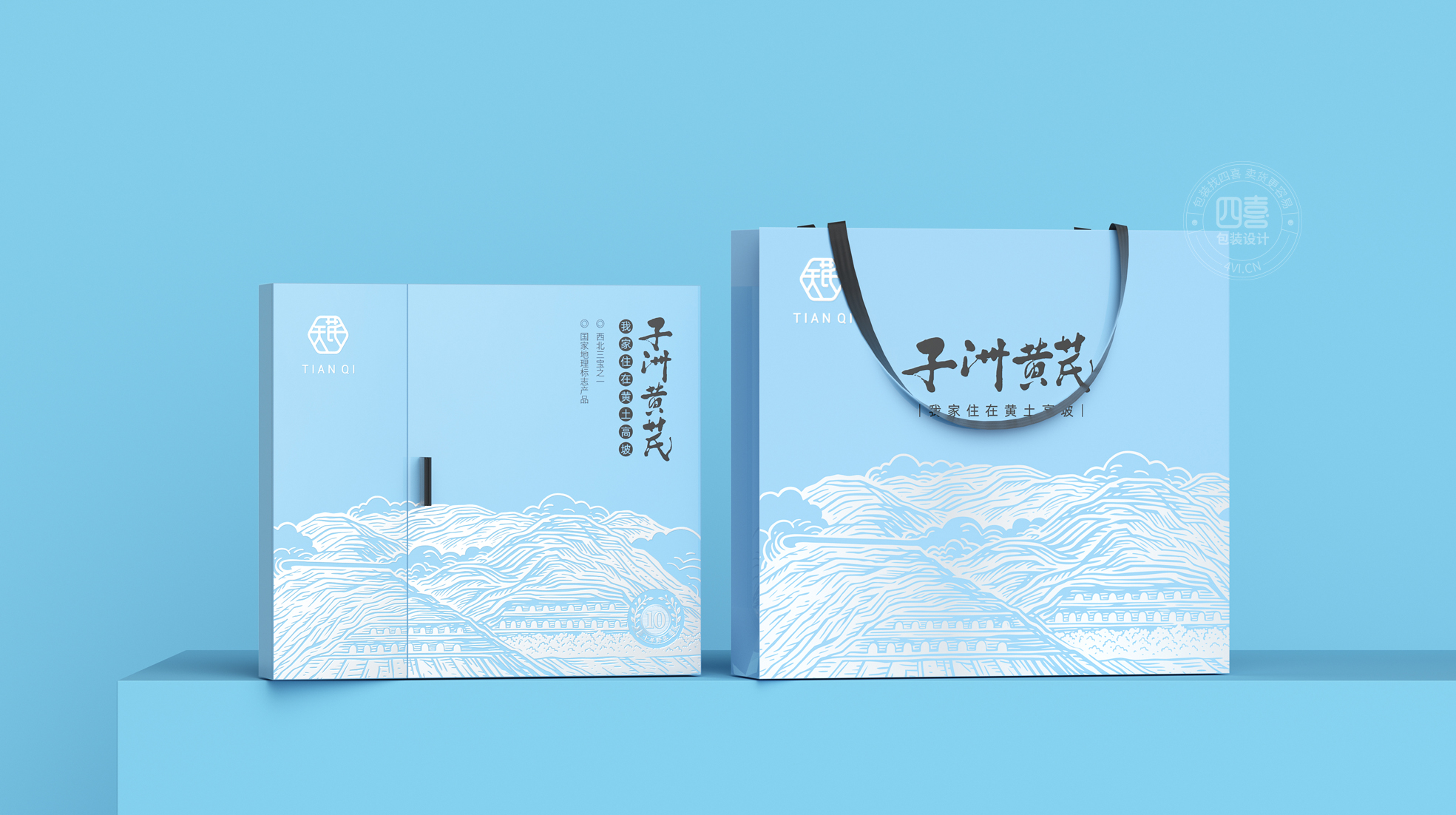 寧波保健品黃芪包裝這樣設(shè)計(圖1)