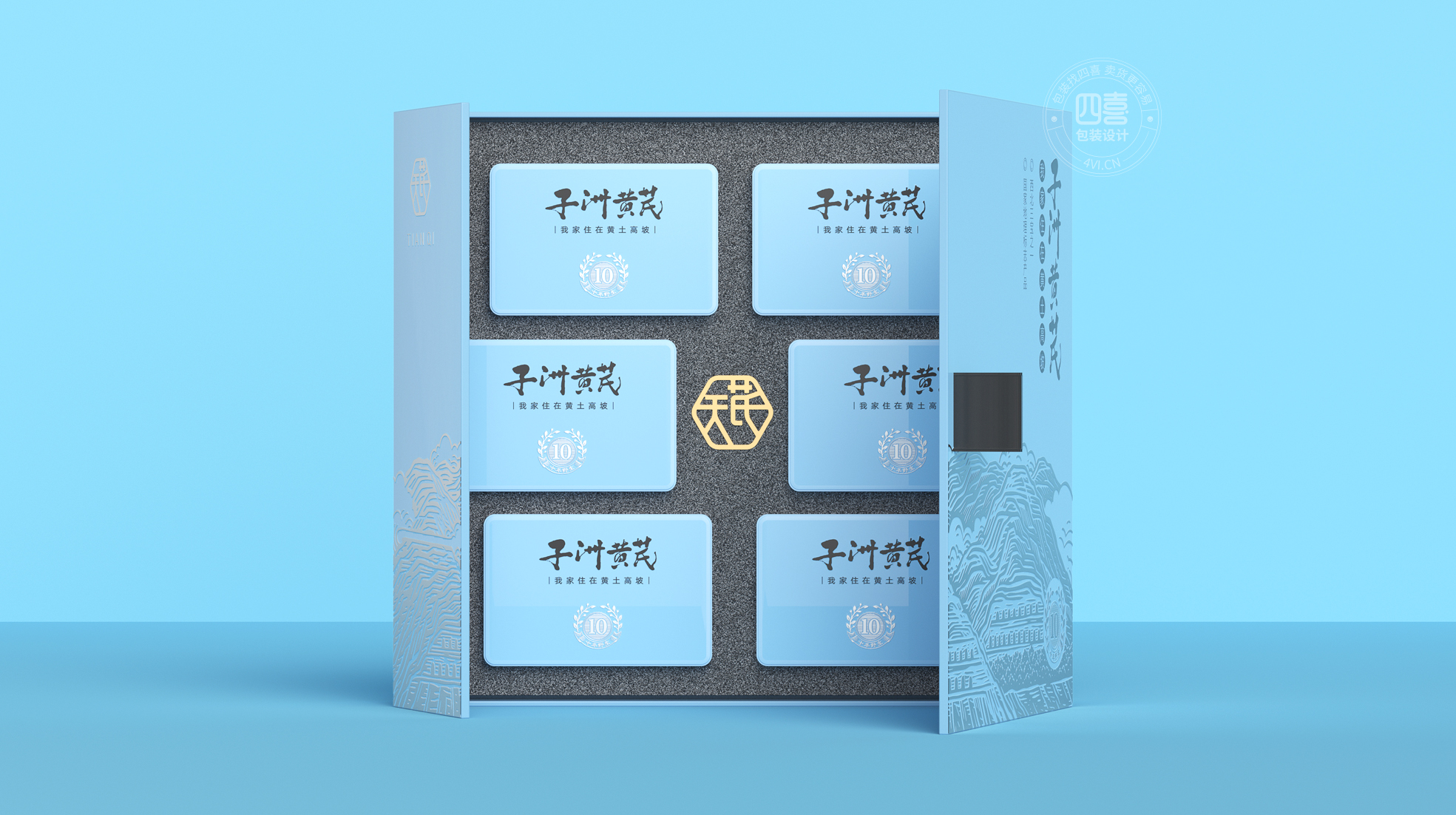 寧波保健品黃芪包裝這樣設(shè)計(圖4)