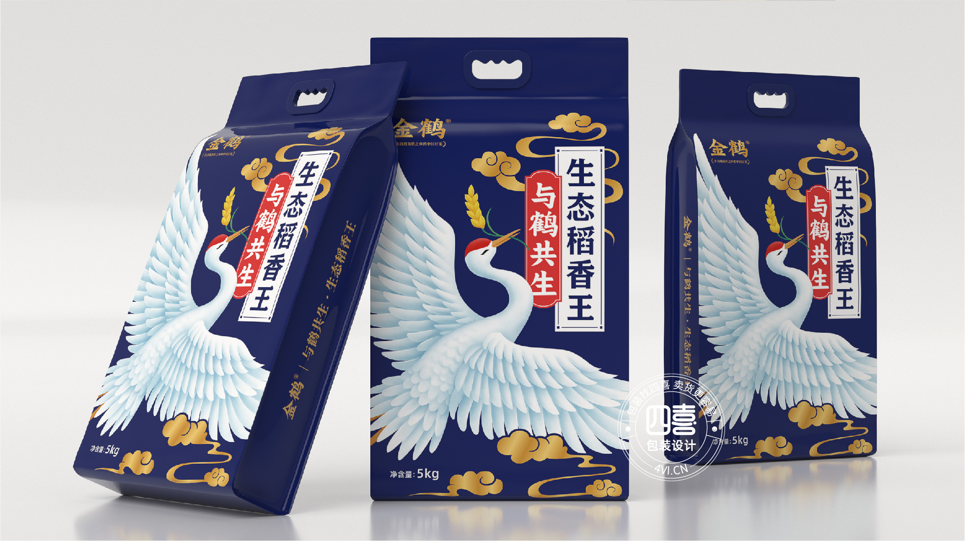 大米外包裝設(shè)計(jì)，塑造品牌形象和增強(qiáng)品牌識(shí)別度(圖1)