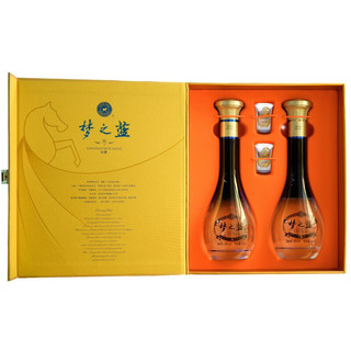 創(chuàng)意酒包裝設(shè)計(jì)洋河夢之藍(lán)尊享版濃香型白酒瓶禮盒裝產(chǎn)品包裝設(shè)計(jì)欣賞(圖4)