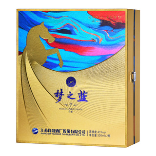 創(chuàng)意酒包裝設(shè)計(jì)洋河夢之藍(lán)尊享版濃香型白酒瓶禮盒裝產(chǎn)品包裝設(shè)計(jì)欣賞(圖6)