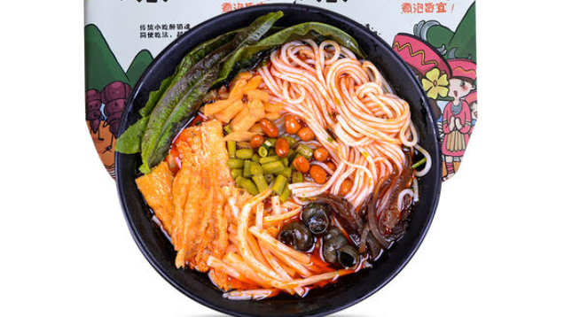 田小花螺螄粉品牌logo與食品包裝設(shè)計欣賞(圖3)
