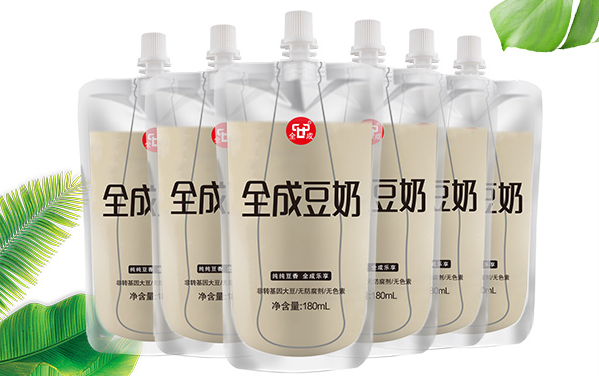 全成豆奶品牌logo與食品包裝設計欣賞(圖2)
