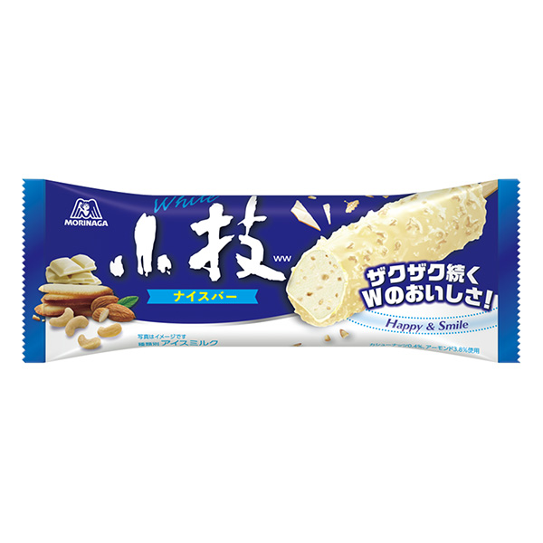 食品包裝設計欣賞白色細枝冰棒森永制果(圖1)