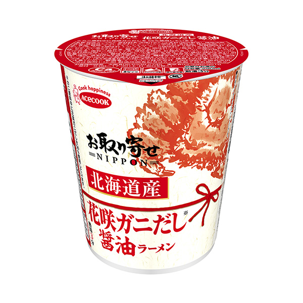 食品包裝設計欣賞訂購北海道產開花蟹高湯醬油拉面王牌廚師包裝設計欣賞(圖1)
