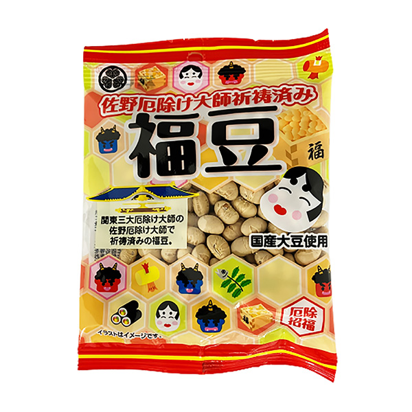 食品包裝設(shè)計(jì)欣賞佐野消災(zāi)大師祈禱完畢福豆包裝設(shè)計(jì)欣賞(圖1)