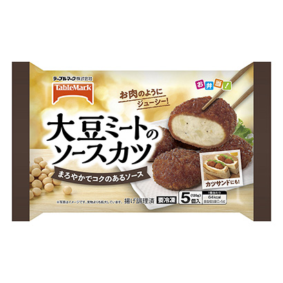 包裝設計公司推薦冷凍大豆肉醬豬排桌上標記包裝設計欣賞(圖1)
