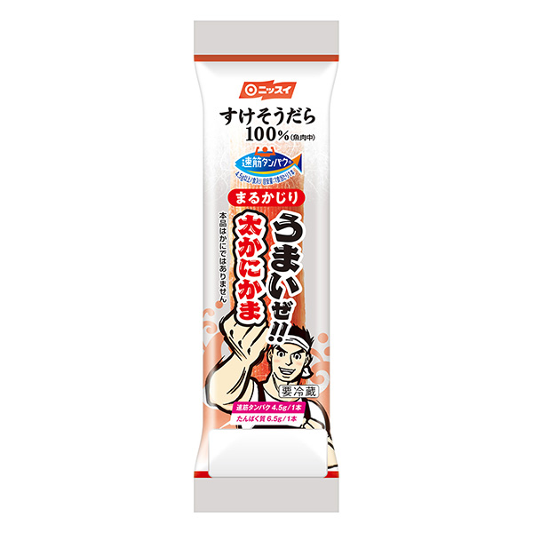 包裝設(shè)計公司推薦速筋蛋白咬得真好啊粗灶日本水產(chǎn)包裝設(shè)計欣賞(圖1)