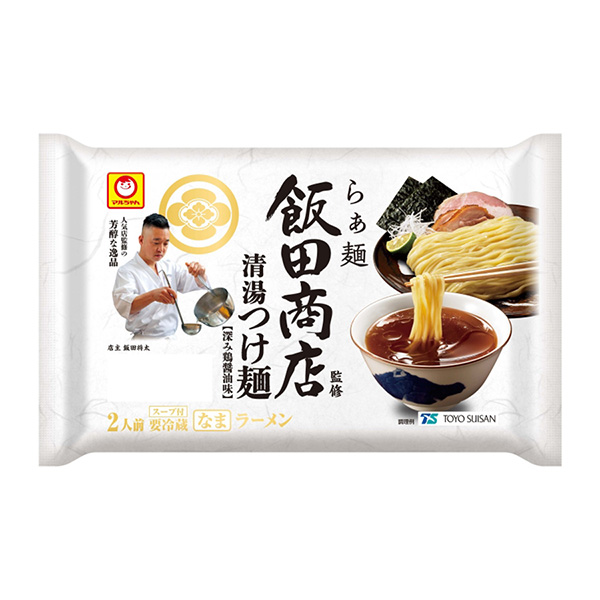 包裝設計公司推薦馬爾醬面飯?zhí)锷痰瓯O(jiān)修清湯泡面濃雞醬油味東洋水產(chǎn)面類包裝設計(圖1)