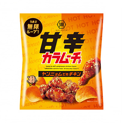 甘辛卡拉姆喬彥寧誰雞湖池屋點心包裝設(shè)計(圖1)