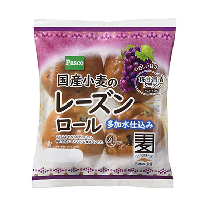 國產(chǎn)小麥葡萄干卷多加水進(jìn)貨敷島制面包面包麥片類包裝設(shè)計(圖1)