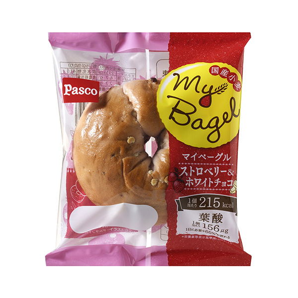草莓白巧克力敷島制面包面包麥片類包裝設(shè)計(圖1)