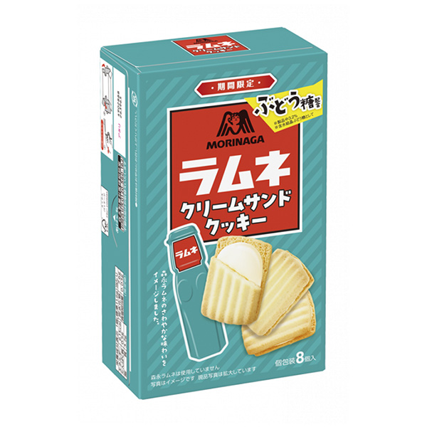 朗姆酒奶油夾心餅干森永制果食品飲料包裝設計(圖1)
