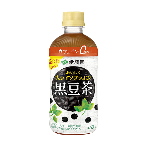 包裝設(shè)計(jì)欣賞美味大豆異黃酮黑豆茶＜熱專用＞ (伊藤園) (圖1)