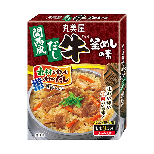 包裝設(shè)計(jì)欣賞關(guān)西風(fēng)湯牛釜飯之素(丸美屋食品工業(yè)) (圖1)