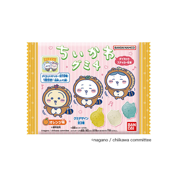 包裝設計欣賞帶有地川模切貼紙的橡皮糖4 (萬代) (圖1)