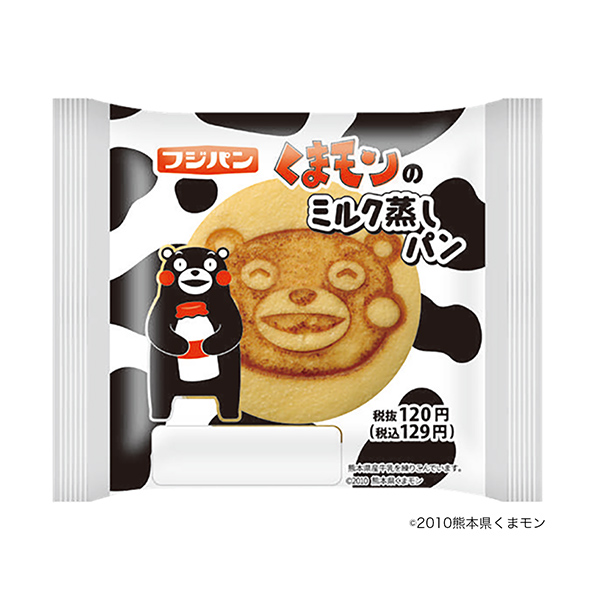 包裝設(shè)計欣賞熊本熊的＜牛奶＞蒸面包(富士面包) (圖1)