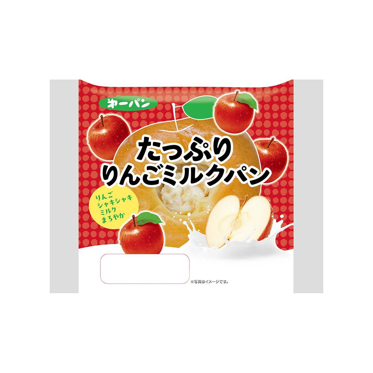 包裝設(shè)計(jì)欣賞充足的蘋果牛奶面包(第一屋制面包) (圖1)