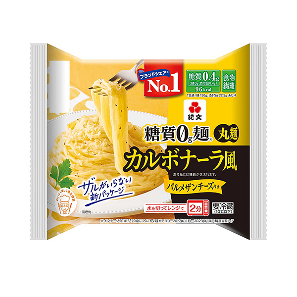 包裝設(shè)計欣賞糖質(zhì)0g面＜培根蛋面風(fēng)＞ (紀(jì)文食品) (圖1)