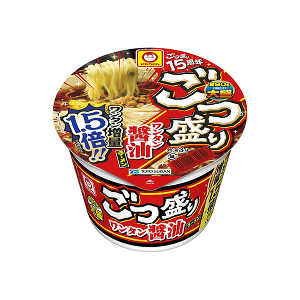 包裝設(shè)計欣賞麻辣燙＜餛飩醬油拉面餛飩增量1.5倍＞ (東洋水產(chǎn)) (圖1)